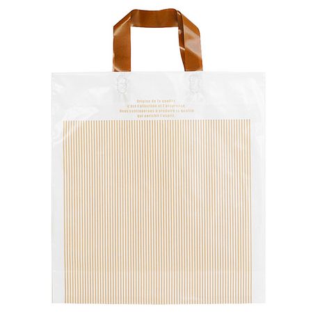 HEADS/ニューベーシックハンドルバッグ−3（50枚）/NB-3B【01】 ラッピング用品 、梱包資材 ラッピング袋・プレゼント袋 OPP袋・ポリ袋