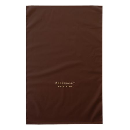 HEADS/梨地バッグブラウン−M（50枚）/EVB-BM【01】 ラッピング用品 、梱包資材 ラッピング袋・プレゼント袋 OPP袋・ポリ袋