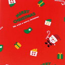 HEADS/クリスマスミニサンタ包装紙/赤(50枚)/XMS-RW【01】 ラッピング用品 、梱包資材 クリスマスラッピング クリスマス包装紙