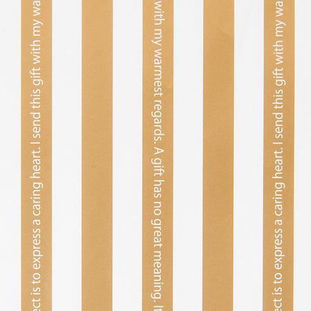 HEADS/ゴールドストライプ包装紙−1(50枚)/GDS-1W【01】 ラッピング用品 、梱包資材 ラッピングペーパー(包装紙) 包装紙(平判)