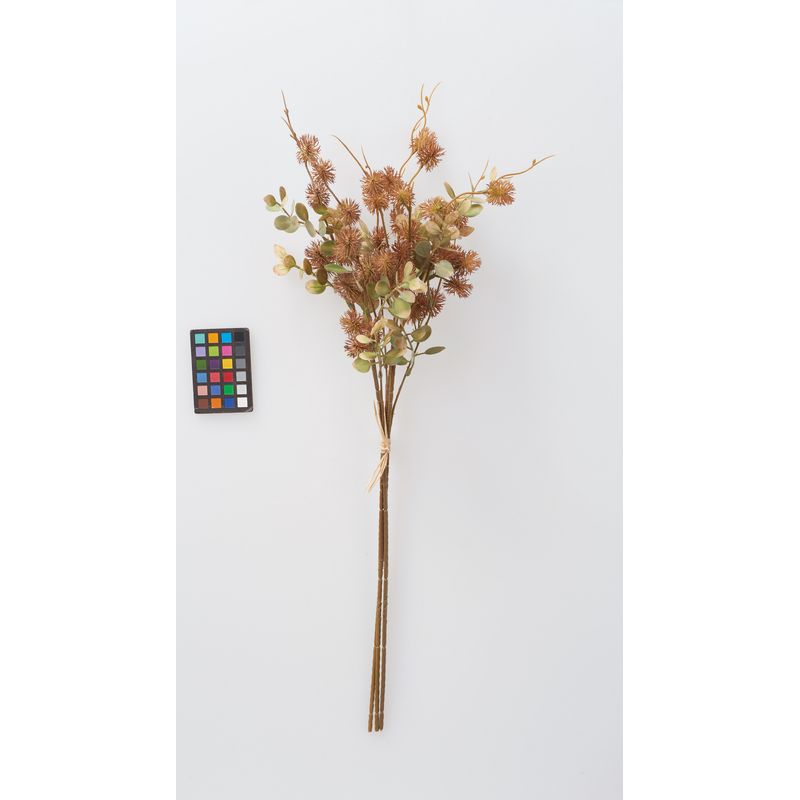 【造花】アスカ/ミックスグリーンバンチ プラム/A-44026-37【01】 造花（アーティフィシャルフラワー）..