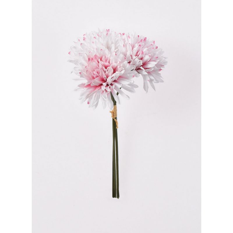 【造花】アスカ/マムバンチ（1束3本） ホワイトビューティ/A-73388-22W【01】 造花（アーティフィシャルフラワー） 造花 花材「か行」 キク（菊）・ピンポンマム