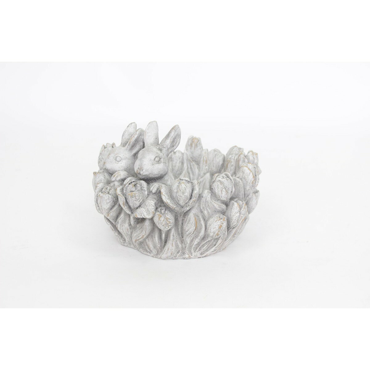 村田屋産業/ラビットフラワープランターL/1726【07】【取寄】 ガーデニング用品 ポット・鉢 セメントのサムネイル