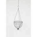 村田屋産業/プラントハンギングL/6140【07】 花器、リース 花かご・フラワーバスケット ワイヤーバスケット