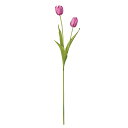 【造花】MAGIQ東京堂/ツインチューリップ ライラック #50 LILAC/FM007846-050【01】 造花(アーティフィシャルフラワー) 造花 花材「た行」 チューリップ