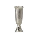 クレイ/Aluminum Vianca 13φ33H SILVER/570-516-703【01】 花器、リース 花器・花瓶 ドーム、ガラスドーム