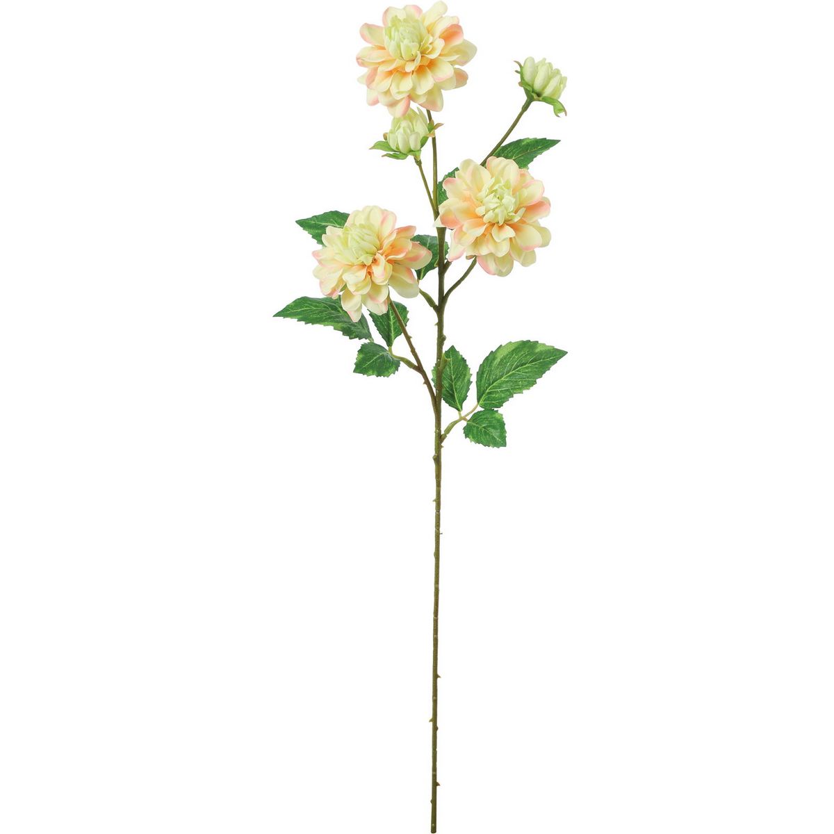 【造花】YDM/チェルシーダリアスプレー クリームサーモン/FA-7439CSA【01】【取寄】 造花（アーティフィシャルフラワー） 造花 花材「た行」 ダリア