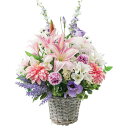 【造花】YDM/仏花アレンジダリア/FPT-024【07】 造花(アーティフィシャルフラワー) 造花ギフト 仏花