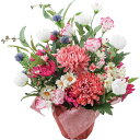 【造花】YDM/仏花アレンジトルコキキョウ/FPT-028【07】 造花(アーティフィシャルフラワー) 造花ギフト 仏花