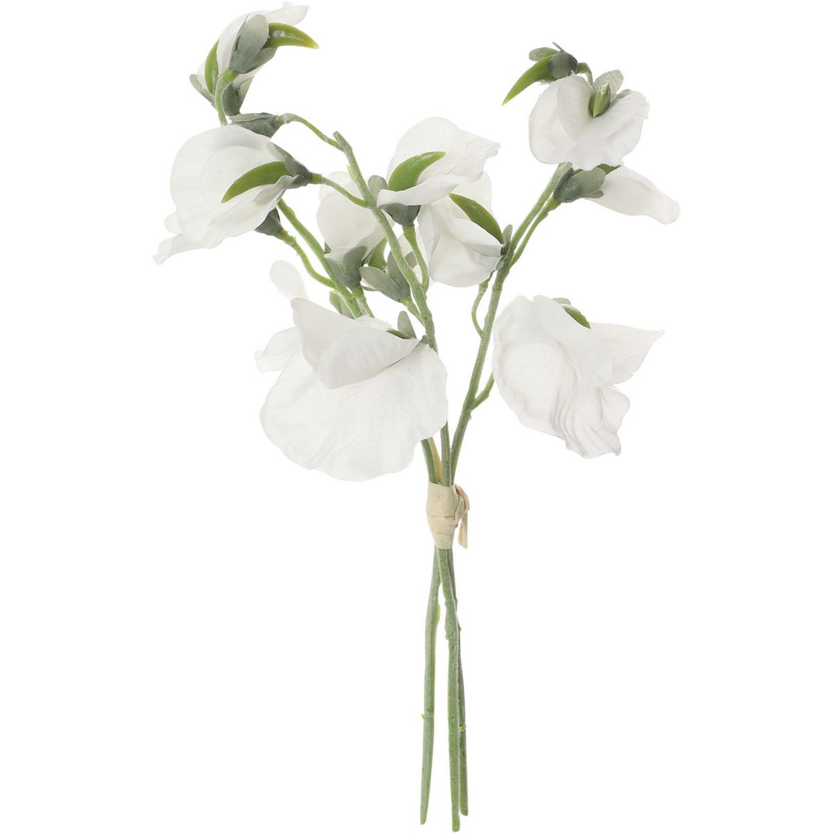【造花】YDM/スイートピーバンチ ホワイト/FS-7796W【01】【取寄】 造花（アーティフィシャルフラワー） 造花 花材「さ行」 スイトピー