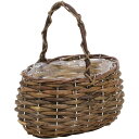 SG Wonder zone/VineWireBasket Natural /638-006B【01】【取寄】 花器、リース 花かご・フラワーバスケット その他 花かご