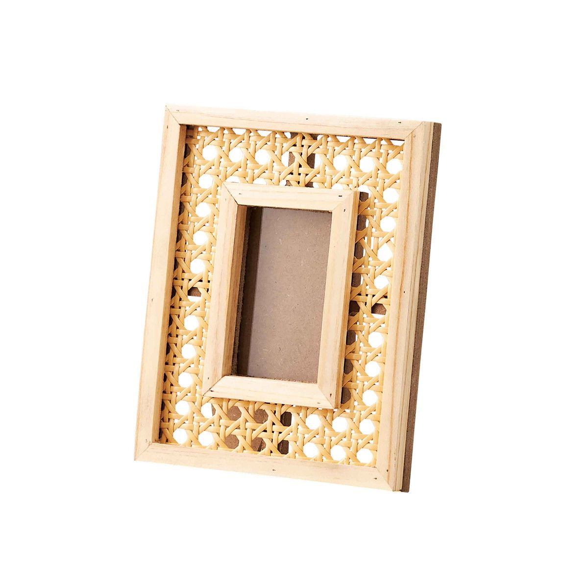 Paseo/ラタン調フレーム（チェキ・トレーディングカードサイズ対応）/WF-160【01】 花器、リース 花器..