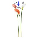 【造花】アスカ/カラーリリィ ピーチグリーン/A-34881-4G【01】 造花(アーティフィシャルフラワー) 造花 花材「か行」 カラー