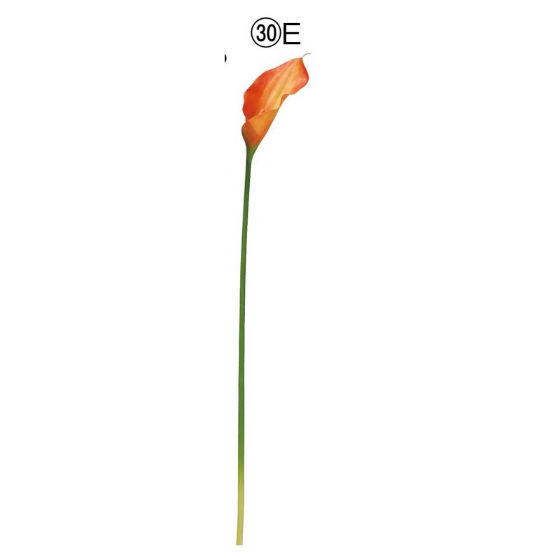 アスカ/カラーリリィ オレンジイエロー/A-34882-3E 造花（アーティフィシャルフラワー） 造花 花材「か行」 カラー