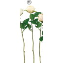 【造花】アスカ/ローズ クリームホワイト/A-34841-11【01】 造花(アーティフィシャルフラワー) 造花 花材「は行」 バラ