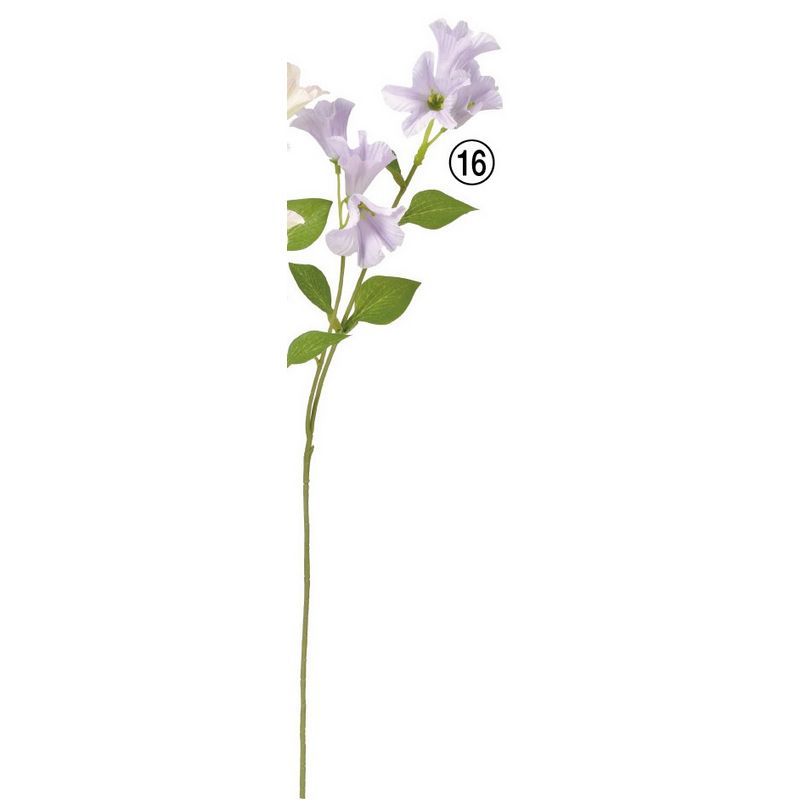 【造花】アスカ/カンパニュラ×6 ライトラベンダー/A-34753-16【07】【取寄】 造花（アーティフィシャルフラワー） 造花 「か行」 カンパニュラ