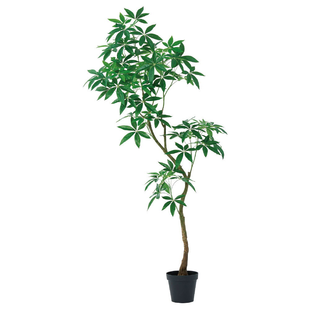 【直送】【人工観葉植物】アスカ/パキラ(ポット付) グリーン/A-51113-51A【01】 造花（アーティフィシ..