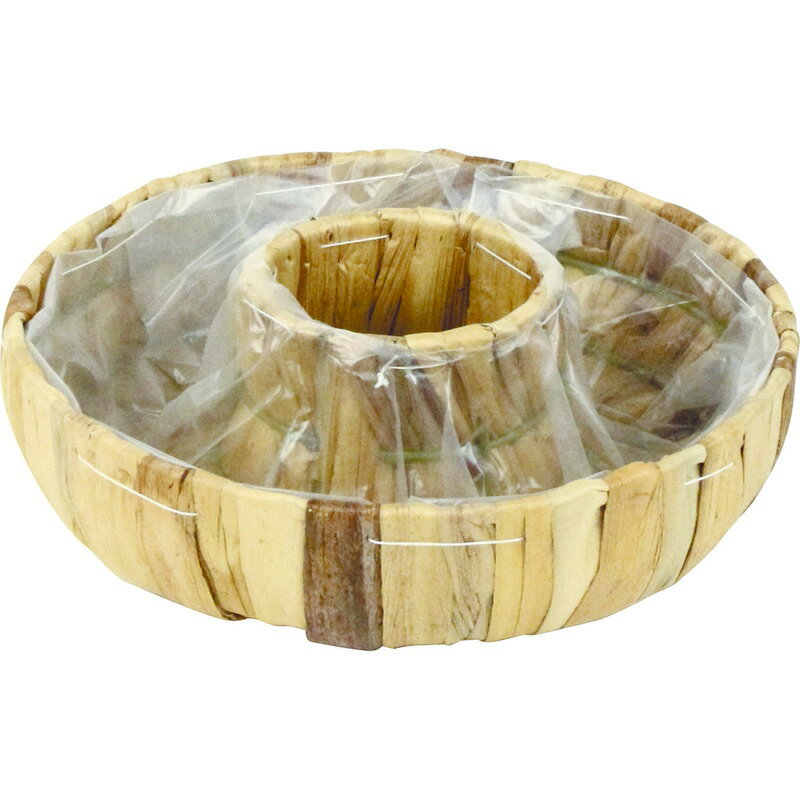 FourSeasons/EA-900/S×P付/EA-900/S【01】 花器、リース 花かご・フラワーバスケット ウォーターヒヤシンス・メイズバスケット