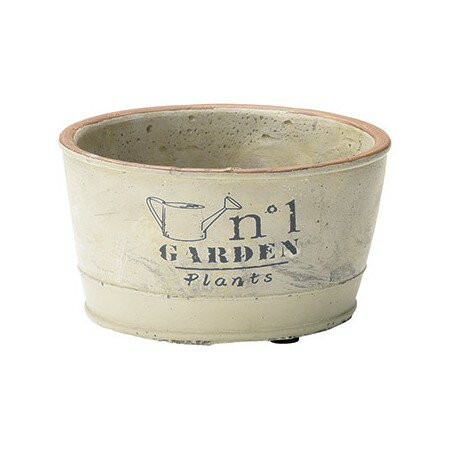 松野ホビー/ガーデンラウンドポット/SP-1143【01】[4個] 花器、リース 花器・花瓶 陶器花器