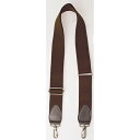 NBK日本紐釦貿易/バーバリー織ショルダー 40mm巾 チョコ/KT79-C【10】 手芸用品 持ち手・金具 持ち手 手作り 材料