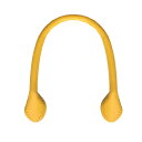 NBK日本紐釦貿易/スリム本革持ち手 カラシ 約36cm 1組2本/MKT23-KC【10】 手芸用品 持ち手・金具 持ち手 手作り 材料