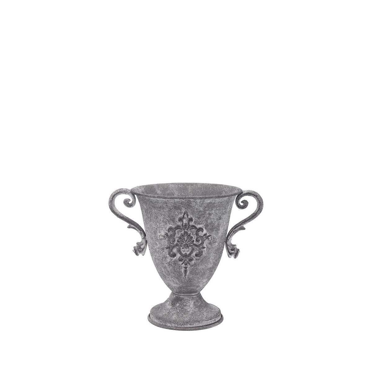 CARNAC/シャルムゴブレット01−GY グレー/TP11GY【01】 ガーデニング・園芸用品 植木鉢・フラワーポット アイアン・ブリキ鉢