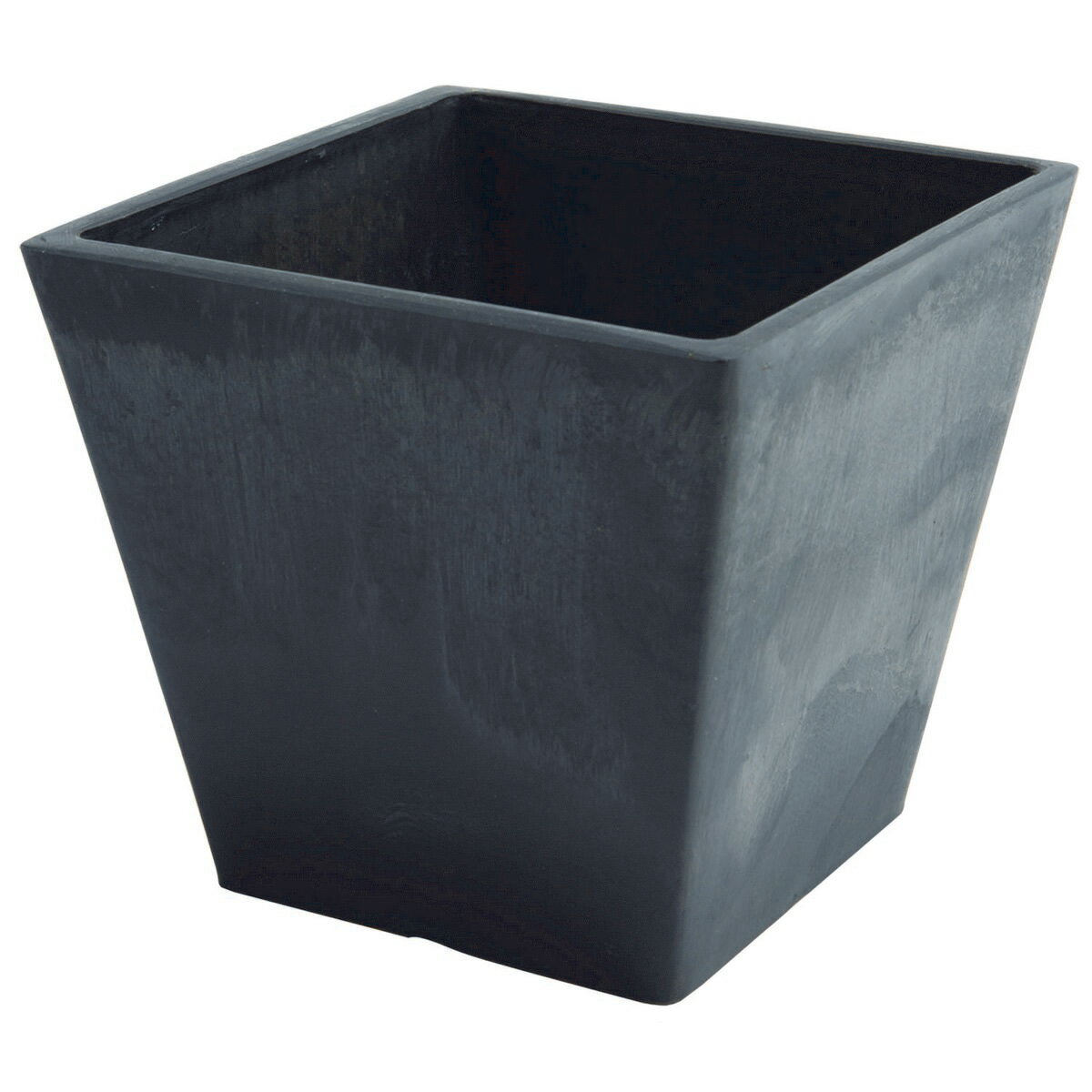 ホワイエ/SKスクエアポット 20/3D00021BK【07】 花器、リース 花器・花瓶 プラスチック・アクリル花器