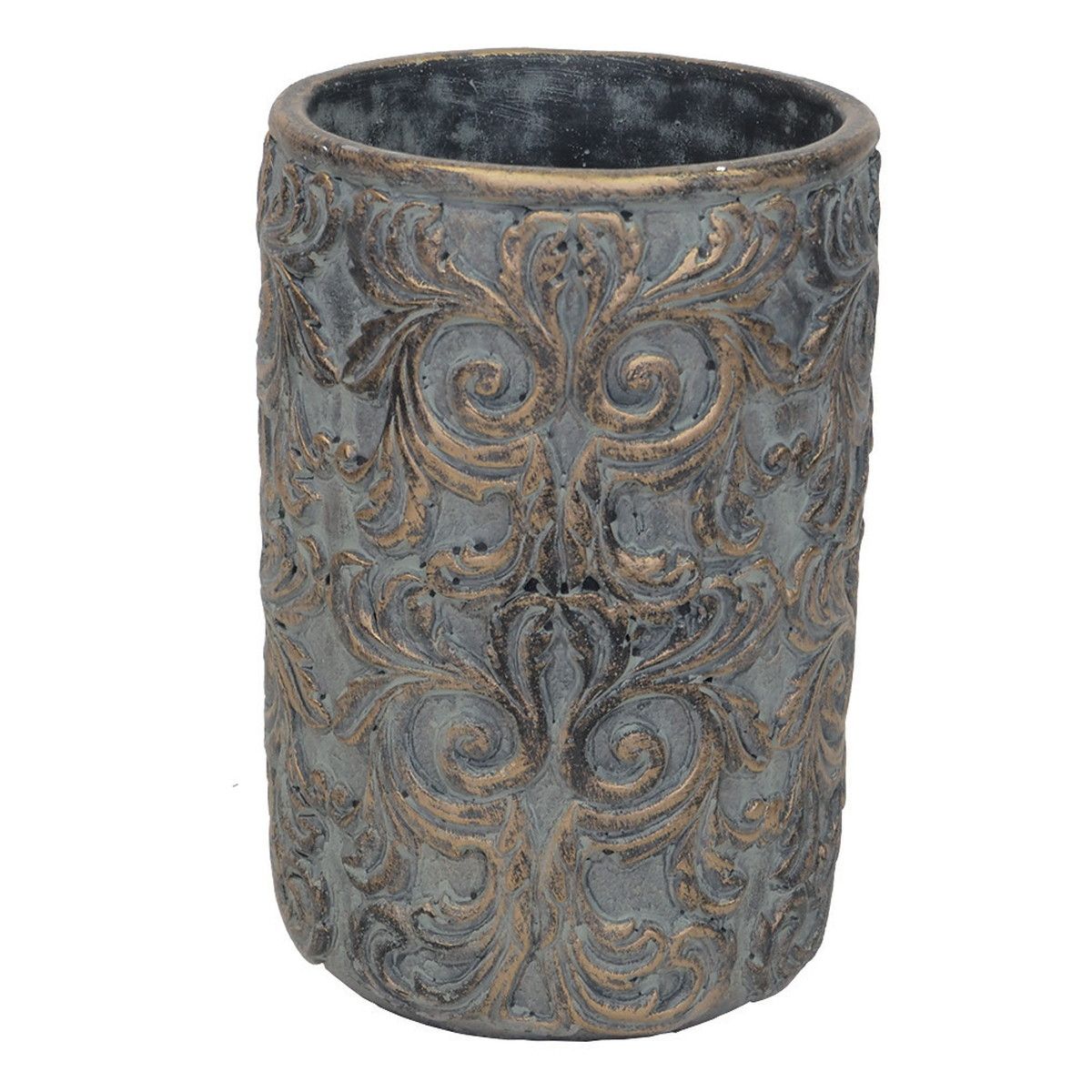 村田屋産業/パルメットポットロングL/1665【07】【取寄】 ガーデニング・園芸用品 植木鉢・フラワーポット セメント鉢のサムネイル