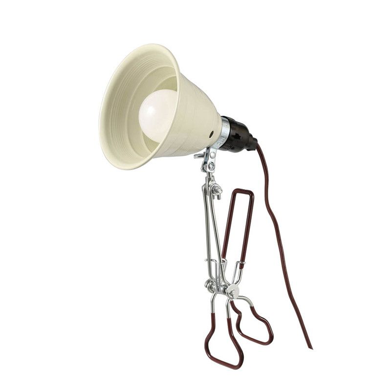 ダルトン/ALUMINUM CLIP LAMP S/IVORY/DS-0630S/IV【07】【取寄】 店舗ディスプレイ・店内装飾 店舗家具・什器・収納 ライト・照明器具