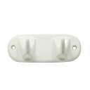 ダルトン/PORCELAIN 2 PRONG HOOK/Y-0617/2【08】 店舗ディスプレイ・店内装飾 壁掛け・ウォールデコ フック・ブラケット・バー