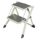 ダルトン/FOLDING 2-STEPS IVORY/100-271IV【08】 店舗ディスプレイ・店内装飾 店舗家具・什器・収納 脚立・はしご・ラダー