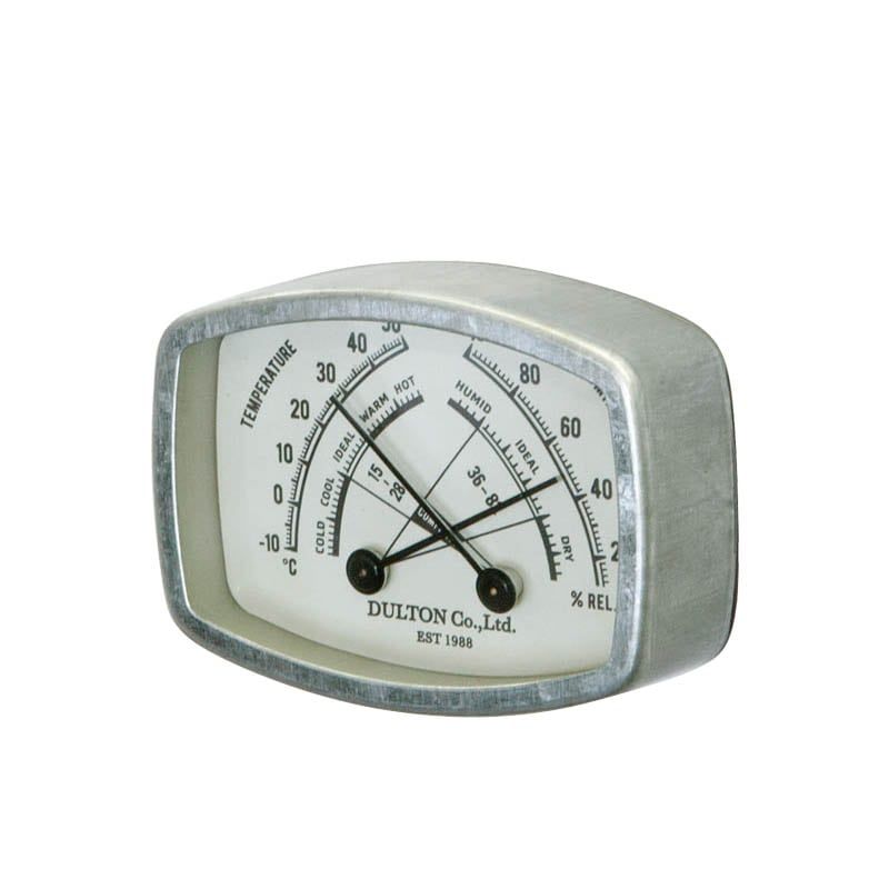 ダルトン/THERMO-HYGROMETER RECTANGLE/K925-1284RC【07】【取寄】 店舗ディスプレイ・店内装飾 店舗インテリア・雑貨 壁掛け時計・置き時計