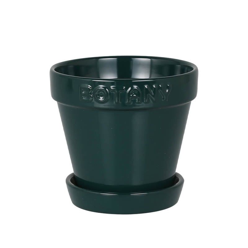 ダルトン/BOTANY POT 4 GREEN/G21-0395S/GR【07】【取寄】[999個] ガーデニング・園芸用品 植木鉢・フラワーポット 陶器・セラミック鉢