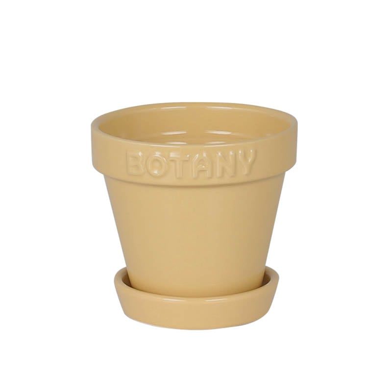 ダルトン/BOTANY POT 3 BEIGE/G21-0395XS/BE【07】【取寄】[999個] ガーデニング・園芸用品 植木鉢・フラワーポット 陶器・セラミック鉢