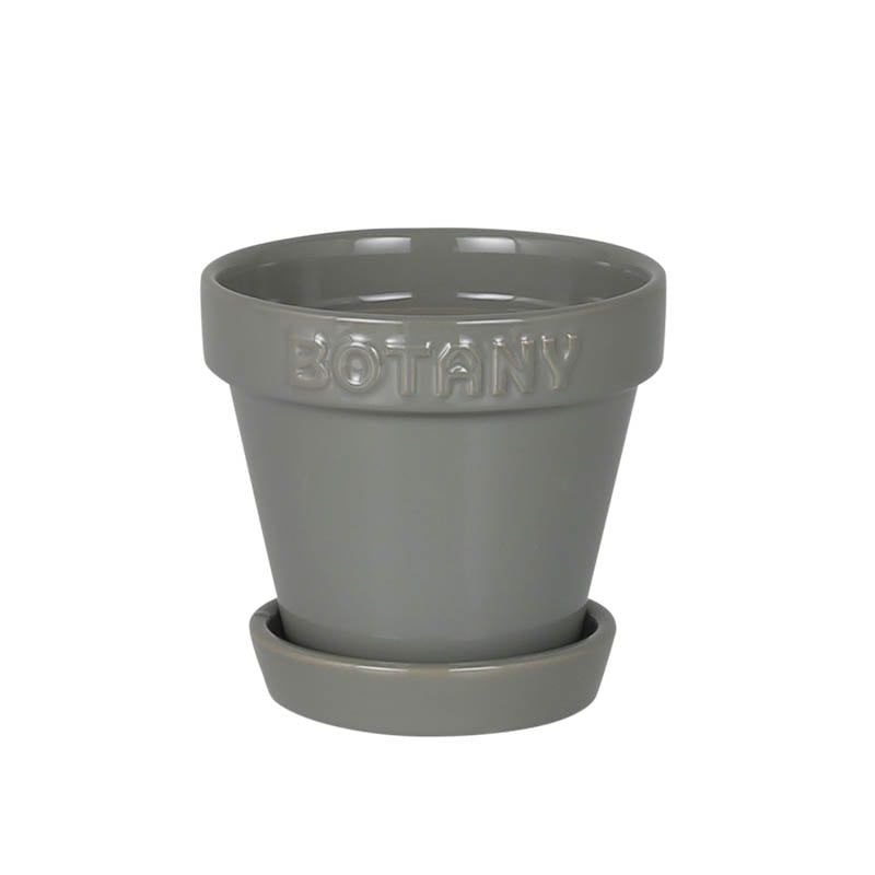 ダルトン/BOTANY POT 3 GRAY/G21-0395XS/GY【07】【取寄】[999個] ガーデニング・園芸用品 植木鉢・フラワーポット 陶器・セラミック鉢