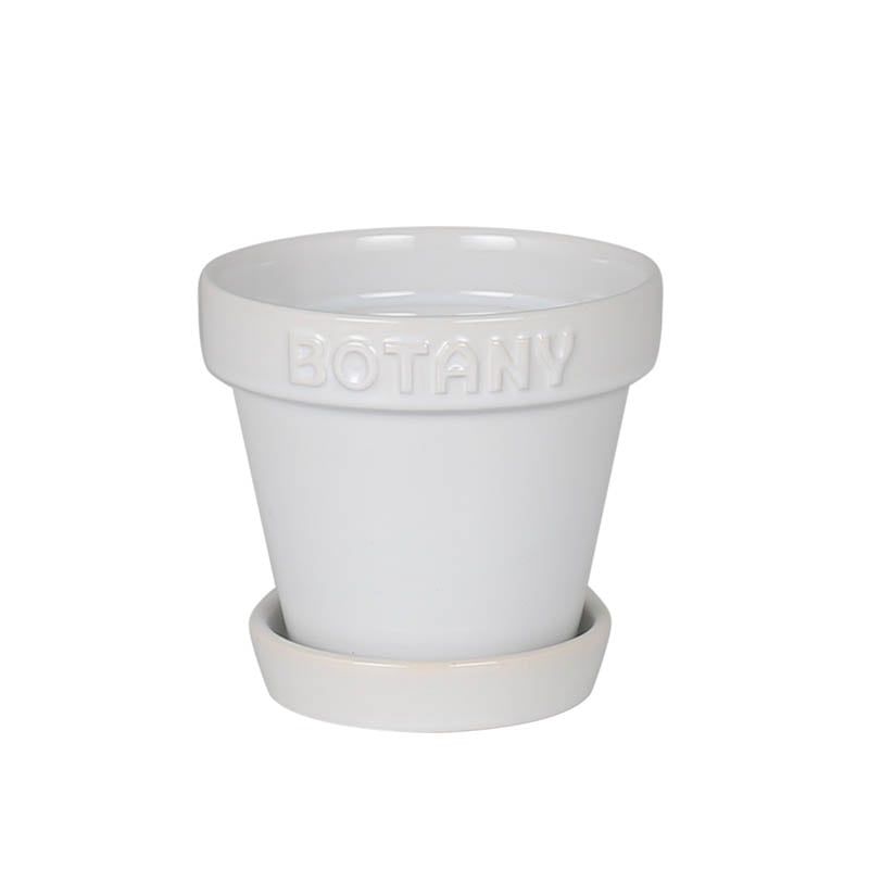 ダルトン/BOTANY POT 3 WHITE/G21-0395XS/WT【07】【取寄】[999個] ガーデニング・園芸用品 植木鉢・フラワーポット 陶器・セラミック鉢