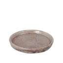 ダルトン/COLOR GLAZED SAUCER LIGHT PURPLE/CH14-G517LPL【08】 ガーデニング・園芸用品 植木鉢・フラワーポット 鉢受け皿