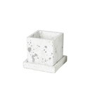 ダルトン/SOLID PLANTER CUBE S ROUGH GRAY/A655-758SRG【08】 ガーデニング・園芸用品 植木鉢・フラワーポット セメント鉢