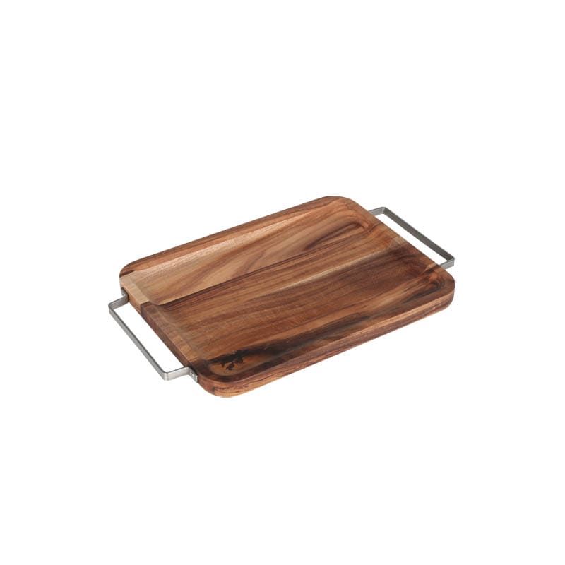 _g/ACACIA TRAY WITH METAL HANDLE REC S/K19-0106Sy07zyz X܃fBXvCEX X܃CeAEG Eg[