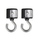 ダルトン/MAGNETIC HOOK SET OF 2 BLACK/B520-329BK【08】 店舗ディスプレイ・店内装飾 壁掛け・ウォールデコ フック・ブラケット・バー
