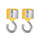 ダルトン/MAGNETIC HOOK SET OF 2 YELLOW/B520-329YL【08】 店舗ディスプレイ・店内装飾 壁掛け・ウォールデコ フック・ブラケット・バー