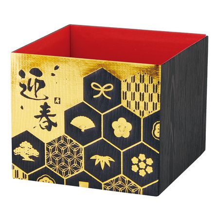 LittleGarden/升ボックス 10迎春壮美/xa0610【01】[10個] 花器、リース 花器・花瓶 紙製花器