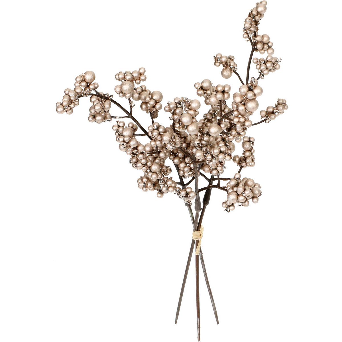 【造花】YDM/ブリリアントベリーバンドル シャンパン/FS-6259CHP【01】 造花（アーティフィシャルフラワー） 造花実物、フェイクフルーツ ベリー