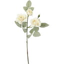 【造花】YDM/クレールローズスプレー クリーム/FD-0145CR【01】 造花(アーティフィシャルフラワー) 造花 花材「は行」 バラ
