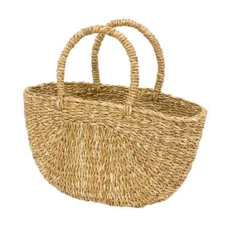 大橋新治商店/ホグラバスケット/19-167【01】 花器、リース 花かご・フラワーバスケット ウォーターヒヤシンス・メイズバスケット