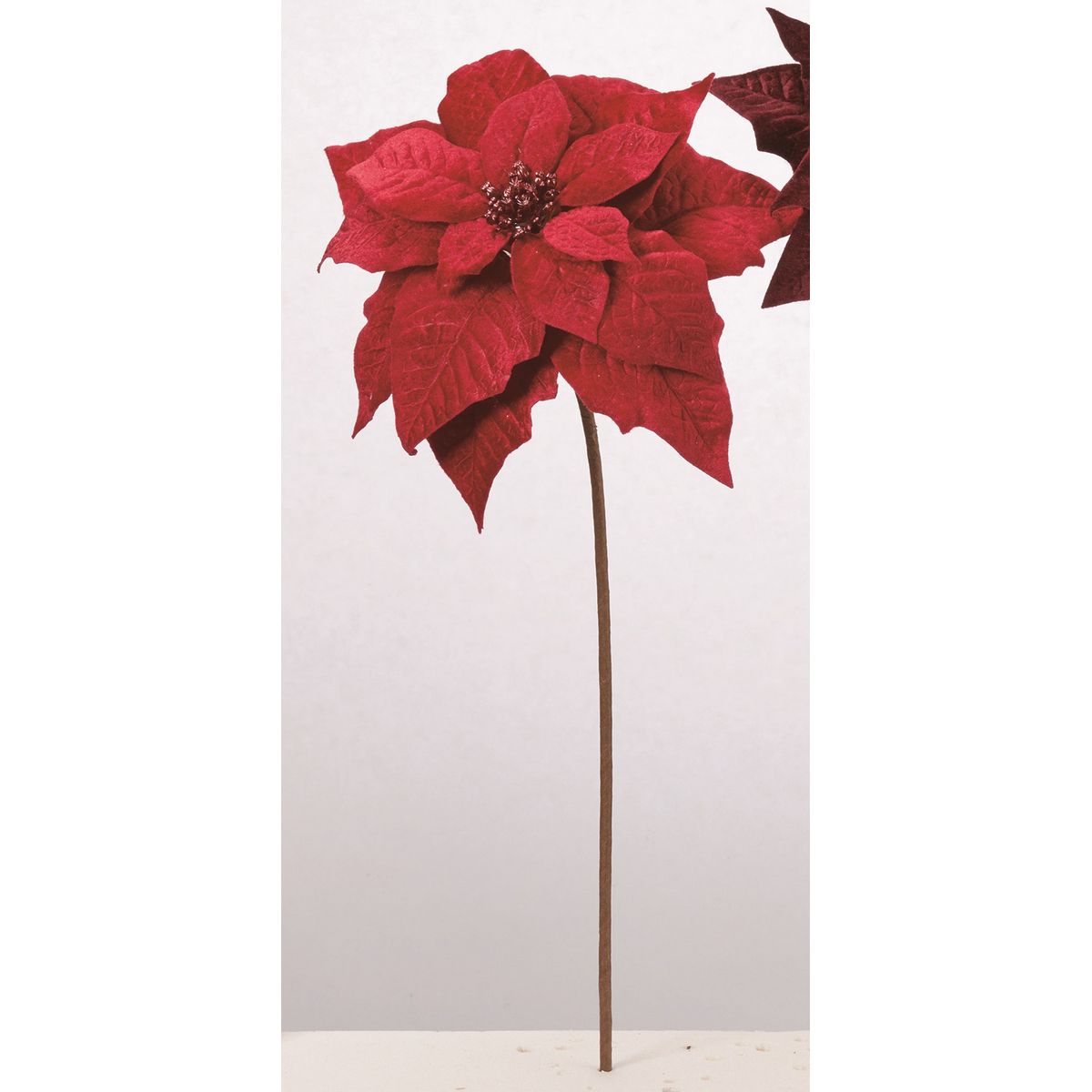 【造花】アスカ/ポインセチア レッド/AX60626-2【01】 造花（アーティフィシャルフラワー） 造花 花材「は行」 ポインセチア