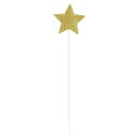 グリッタースターピック 6ホン/25-3274-0【01】 花資材・フローリスト道具 フラワーピック クリスマスピック