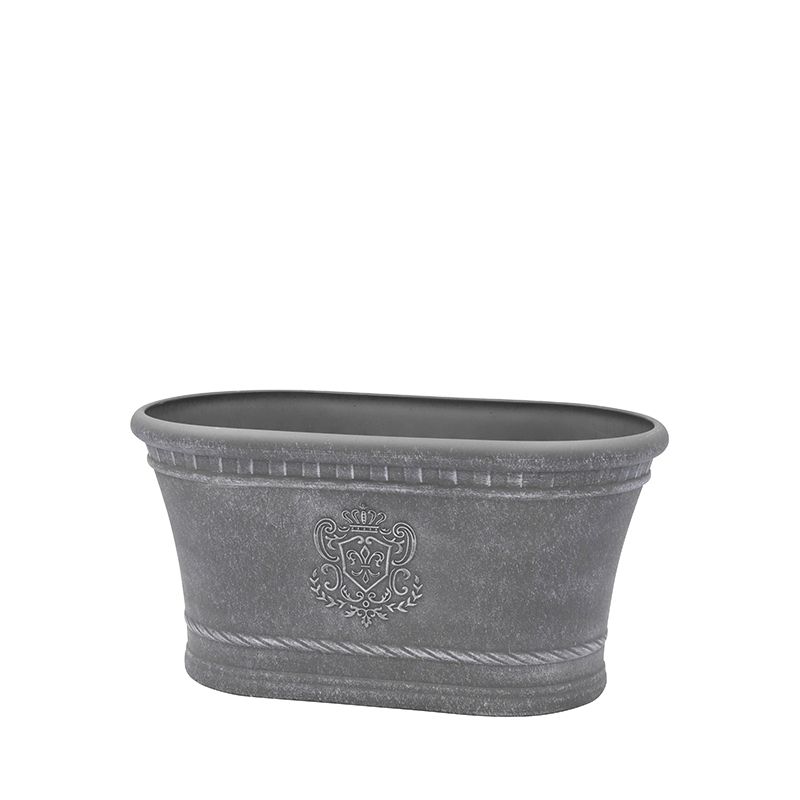 植木鉢 おしゃれ CARNAC/ジャルダンオーバルBK ブラック/FC45BK【01】 ガーデニング・園芸用品 フラワーポット 合成樹脂鉢のサムネイル