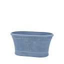 CARNAC/ジャルダンオーバルBL ブルー/FC45BL【01】 ガーデニング・園芸用品 植木鉢・フラワーポット 合成樹脂鉢