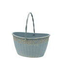 CARNAC/コレットバスケットGR グリーン/FC017GR【01】 ガーデニング・園芸用品 植木鉢・フラワーポット 合成樹脂鉢